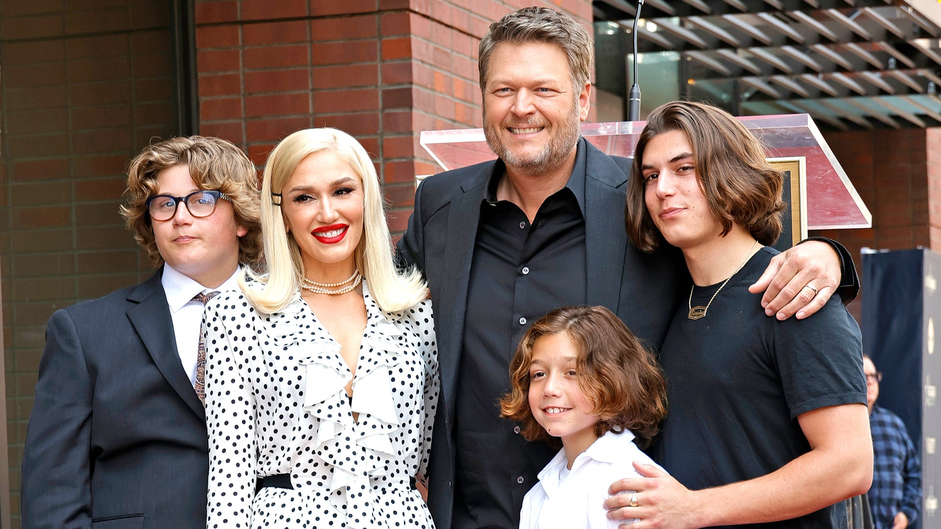 Gwen Stefani and Sons Support Blake Shelton at His Hollywood Walk of Fame Ceremony